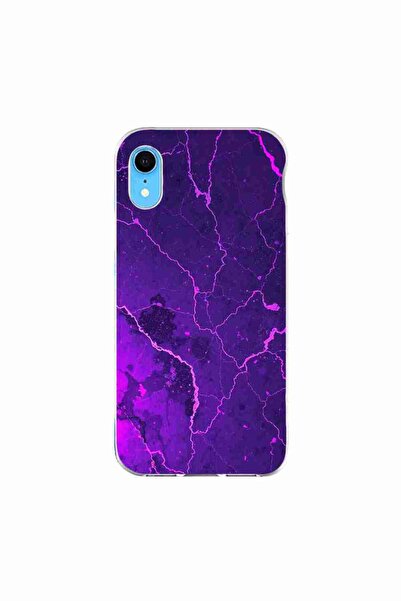 OEM Husa compatibila cu Apple iPhone XR Silicon Gel Tpu Model Ultraviolet Mar...