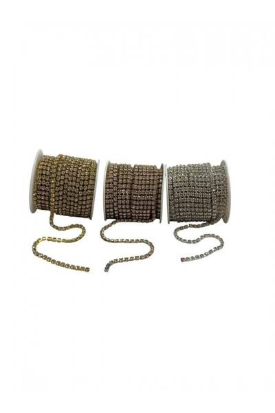 OEM Rhinestone Chain 1.6mm -10 yards Silver