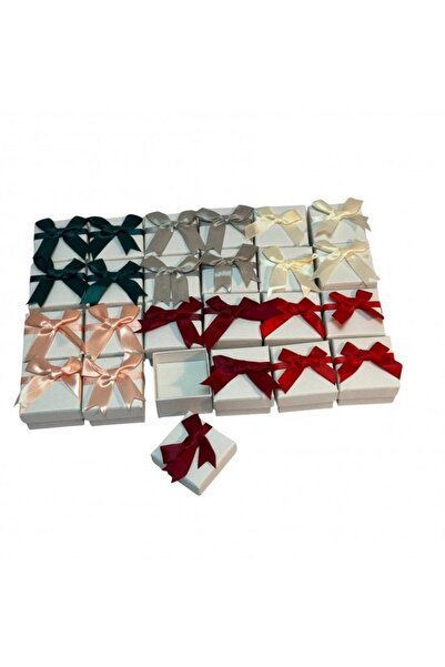 OEM Jewelry Box For Ring Cardboard 5x5cm 24/ Top Bottom Set Funda