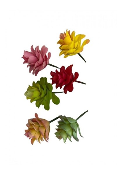 OEM Plante Suculente Artificiale 09165-10 (Set 3 buc) Roz
