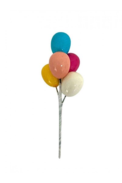 OEM Baloane Miniatura Din Plastic Cu Sarmulita Colorate Model 1 -12/Set