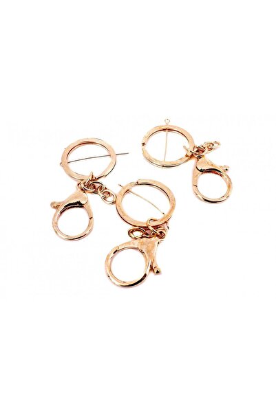 OEM Silver Metal Keychain Ring With Carabiner