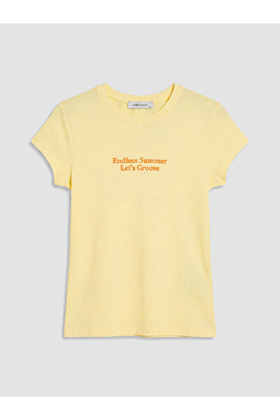 LC Waikiki Esvab • Modern & Distinctive Zero Roba Collar Printed Women's T-Shirt