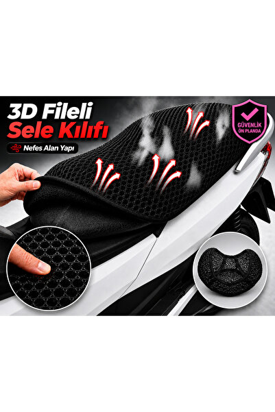 Vi Caro Motolx Macchiato 125 Motorcycle Saddle Cover 3D Mesh Saddle Cover Bre...