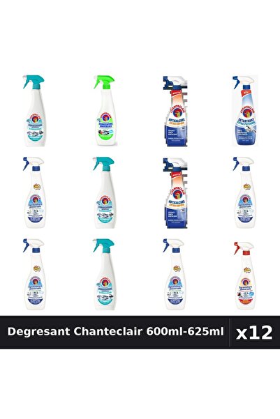 Chanteclair Set 12 Degresant Universal 600ml-625ml - 6 Arome, Anticalcar, Det...