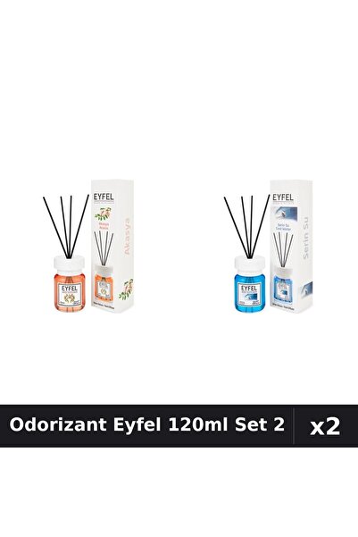 Eyfel Set 2 Odorizant Camera Betisoare 120ml - Acacia, Cool Water - Parfum