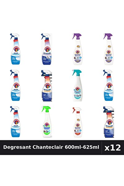 Chanteclair Set 12 Degresant Universal 600ml-625ml - Lavanda, Lamaie, Marsili...