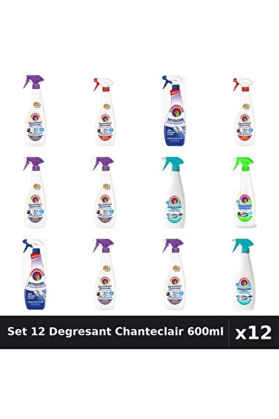 Chanteclair Set 12 Degresant Universal 600ml - Anti-Miros, Extra Parfumat, La...