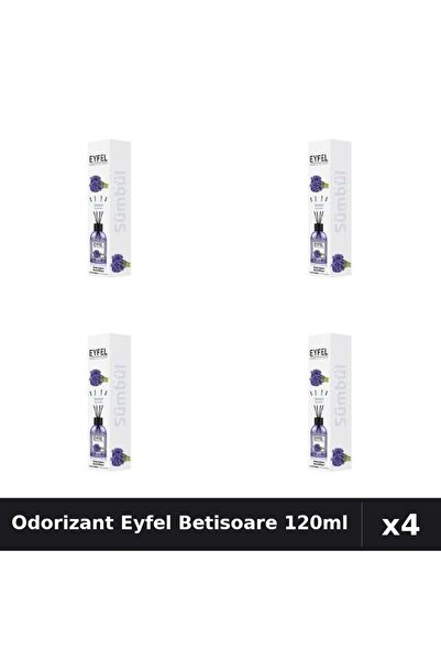 Eyfel Set 4 Odorizant Camera Betisoare Zambile 120ml - Parfum Intens