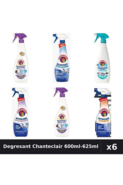 Chanteclair Set 6 Degresant Universal 600ml-625ml - Lavanda, Anti-Miros, Mosc...