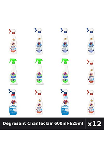 Chanteclair Set 12 Degresant Universal 600ml-625ml - Marsilia, Bicarbonat, La...