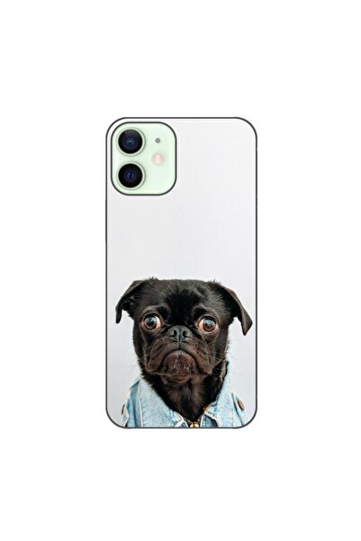 OEM Husa compatibila cu Apple iPhone 12 Mini Silicon Gel Tpu Model Pug Fashion