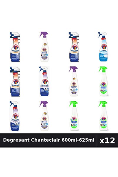 Chanteclair Set 12 Degresant Universal 600ml-625ml - Lavanda, Lamaie, Anticalcar