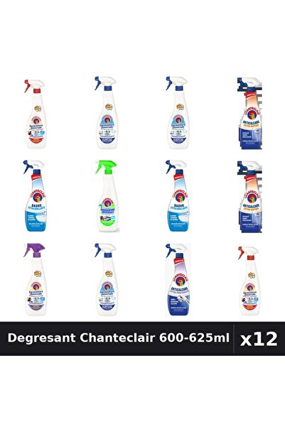 Chanteclair Set 12 Degresant Universal 600-625ml - 7 Arome, Anticalcar, Curat...