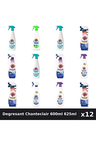 Chanteclair Set 12 Degresant Universal 600-625ml - 7 Arome: Lamaie, Lavanda, ...