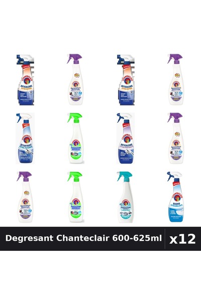 Chanteclair Set 12 Degresant Universal 600-625ml - Lavanda, Lămâie, Mosc Alb ...