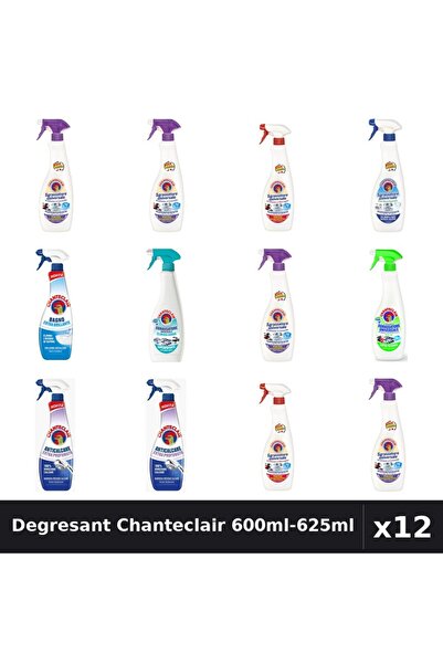 Chanteclair Set 12 Degresant Universal 600ml-625ml - 8 Arome, Anticalcar, Cur...