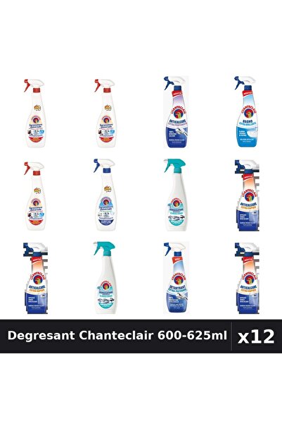 Chanteclair Set 12 Degresant Universal 600-625ml - Marsilia, Anticalcar, Bica...