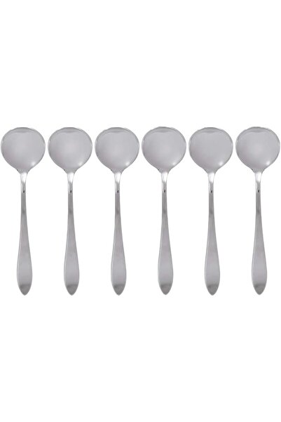 BERGER Stainless Steel Soup Spoon Set, 6 Pieces