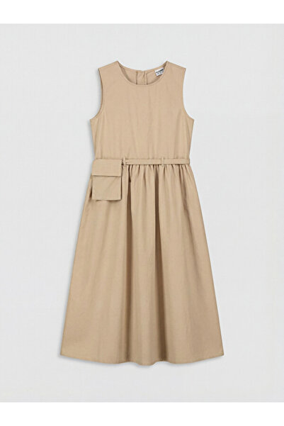 LC Waikiki Timeless Clothing & Timeless Choices Zero Roba Collar Girl's Popli...