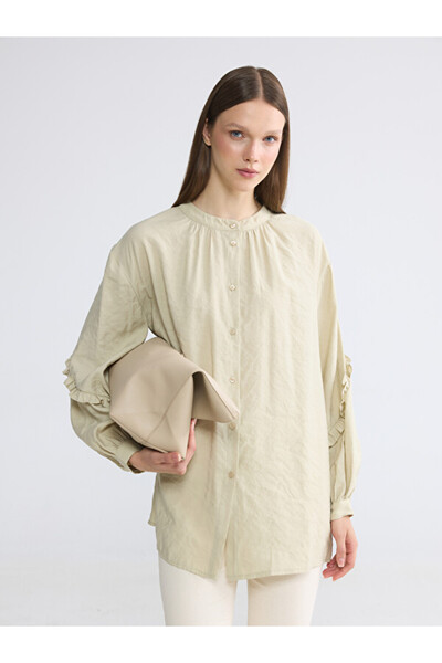 LC Waikiki Ruffled Modal Blend Women's Shirt Tunic for Style Enthusiasts from...