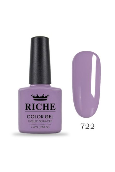 OEM Ojă semipermanentă Riche 722, Mov, 7.3 ml