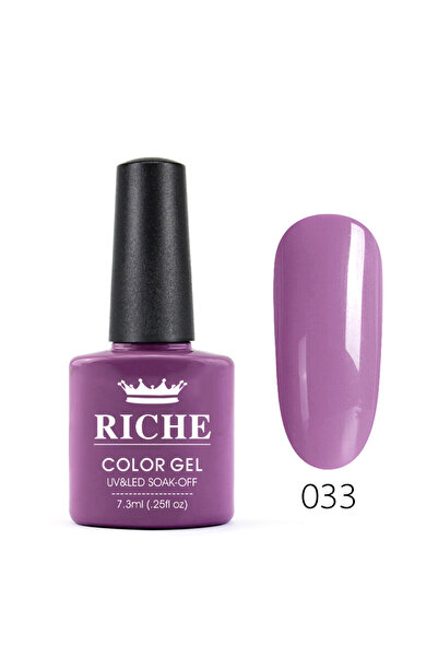 OEM Ojă semipermanentă Riche 033, Mov 7.3 ml
