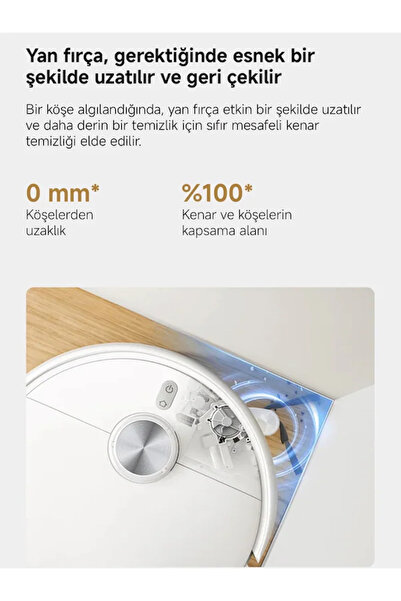 Xiaomi Robot Vacuum S40 Pro 15000 Pa Emiş Gücü Akıllı Robot Süpürge (Xiaomi Türkiye Garantili)