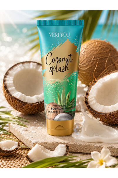 veri you Coconut Splash Body Lotion 250 ml – Loțiune Hidratantă cu Aromă Exot...