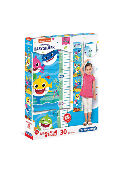 CLEMENTONI Παιδικό Παζλ Maxi Μέτρησε Με Baby Shark 30 τμχ