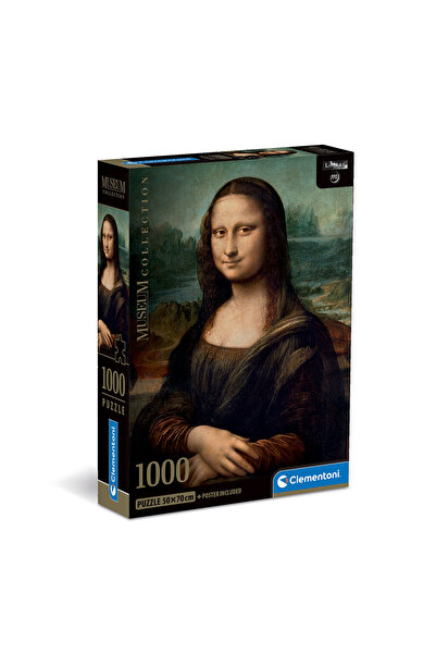 CLEMENTONI Παζλ Museum Collection Leonardo Da Vinci: Μόνα Λίζα 1000 τμχ - Com...