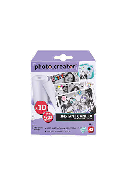 AS COMPANY 10 Ρολά Φωτογραφικό Χαρτί Photo Creator Instant Camera