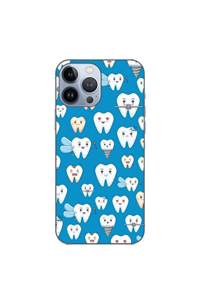 OEM Husa compatibila cu Apple iPhone 13 Pro Max Silicon Gel Tpu Model Dentist...
