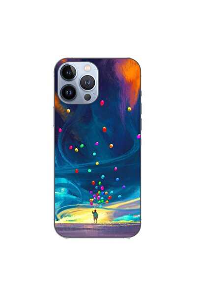OEM Husa compatibila cu Apple iPhone 13 Pro Max Silicon Gel Tpu Model Baloane...
