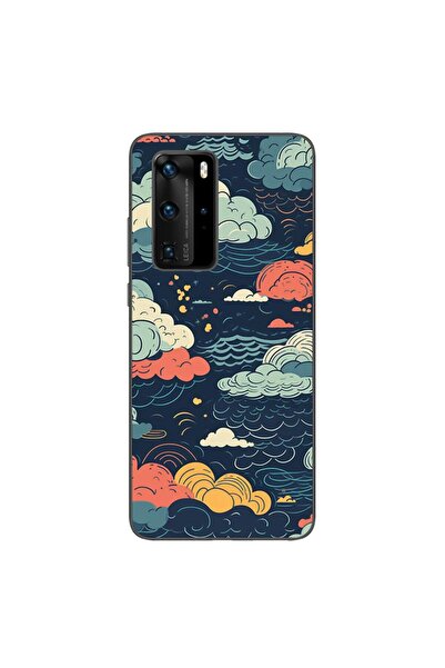 OEM Θήκη συμβατή με Huawei P40 Pro από σιλικόνη gel TPU, μοντέλο Μυστικό Νυχτ...