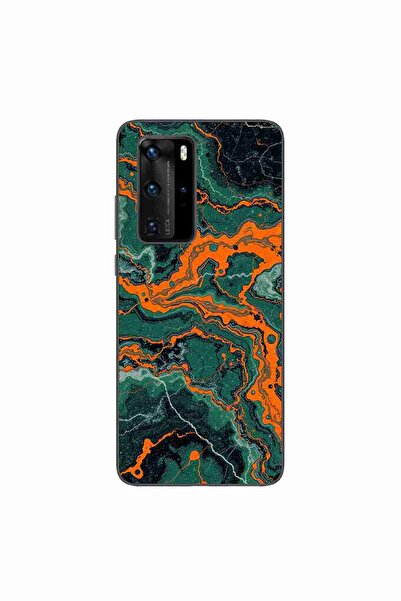 OEM Θήκη συμβατή με Huawei P40 Pro από σιλικόνη gel TPU, με μαλακό σχέδιο μάρ...