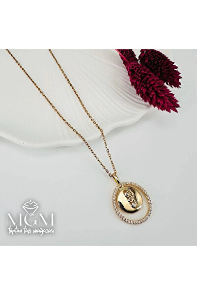 Marsilyan Nvdn- Ieg - Steel Zircon Stone Necklace Iegrs-Nvdn1