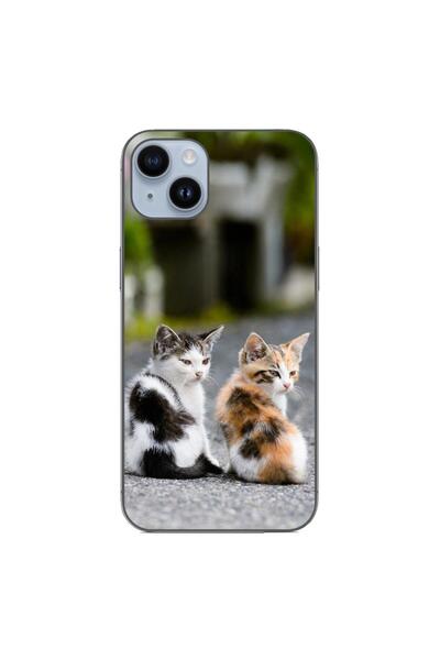 OEM Калъф, съвместим с Apple iPhone 14 Plus, силиконов гел TPU, с шарка на ко...