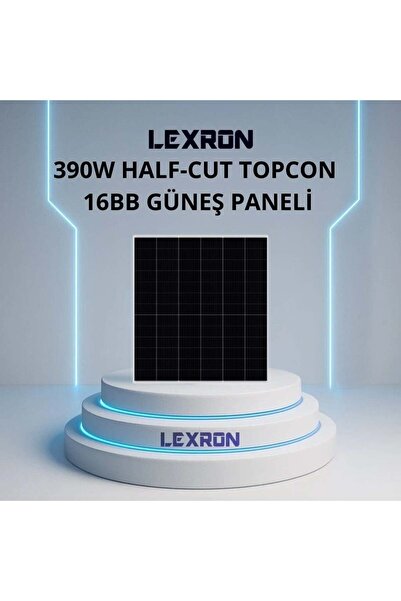 Lexron 390W 78 CELL 16BB HALF-CUT TOPCON GÜNEŞ PANELİ