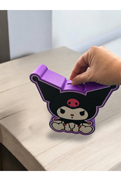 TRİMENT3D Kuromi Themed Decorative Piggy Bank