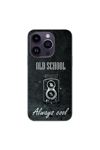 OEM Husa compatibila cu Apple iPhone 14 Pro Silicon Gel Tpu Model Retro Camera