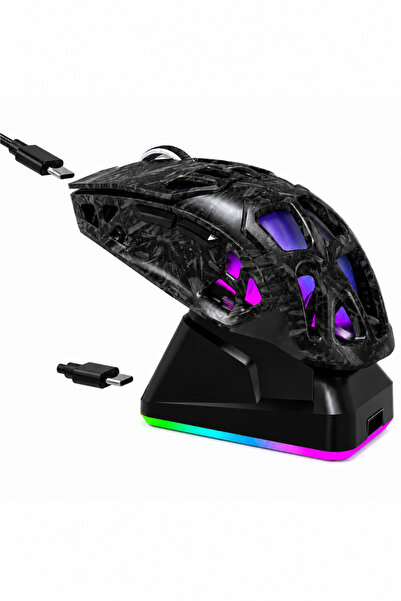 Blackbird Game Center Jedel GWH-111 RGB Şarj Standlı 12000 DPI Triple BT/2.4G...