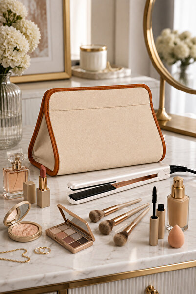 Arnee Velvet Large Size Makeup Bag Cosmetic Bag