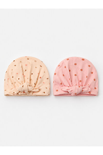 For My Baby Set of 2 Newborn Knotted Beanies
