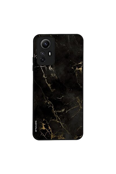Sonique Θήκη Marble Series για Xiaomi Redmi Note 12s Μαύρο 01