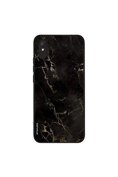 Sonique Θήκη Marble Series για Xiaomi Redmi 9A / Redmi 9AT Μαύρο 01