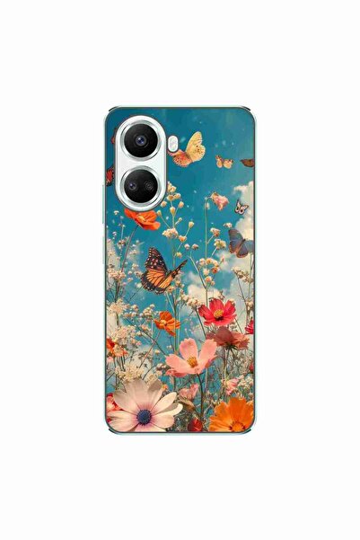 OEM Husa compatibila cu Huawei Nova 10 SE Silicon Gel Tpu Model Flori si Fluturi