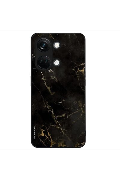Sonique Θήκη Marble Series για OnePlus Nord 3 5G Μαύρο 01