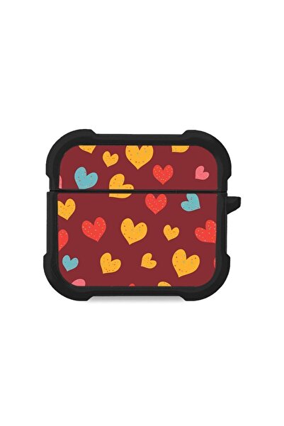Sonique Θήκη Σιλικόνης Heart Series για AirPods 3 Μπορντώ