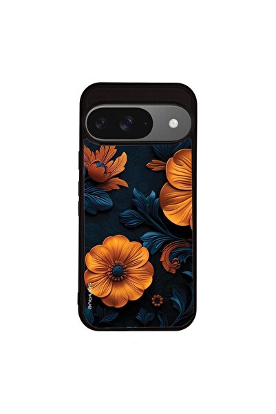 Sonique Θήκη 3D Flower Series για Google Pixel 9 5G Πορτοκαλί 01
